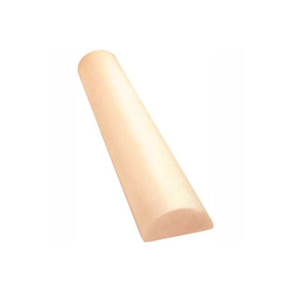 Fabrication Enterprises CanDo Antimicrobial Beige PE Foam Roller, Half-Round, 6" Dia. x 36"L - 30-2332