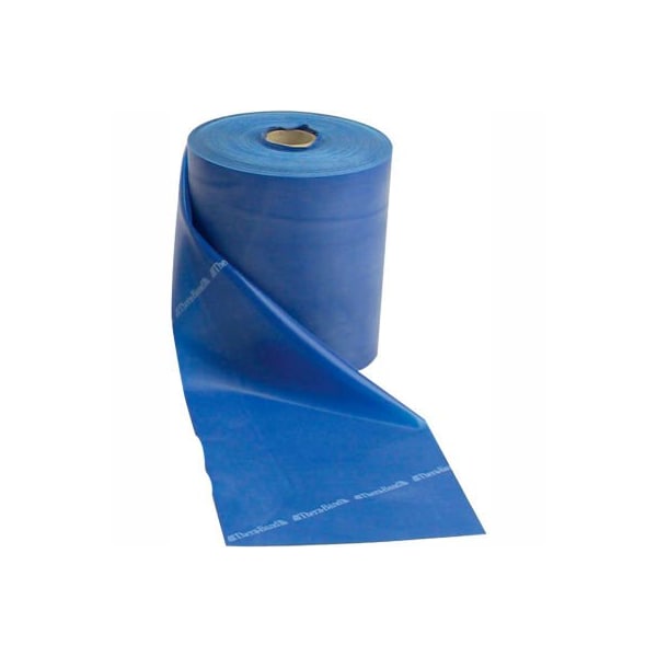 Fabrication Enterprises Thera-Band Latex-Free Exercise Band, Blue, 50 Yard Roll/Box - 10-1198