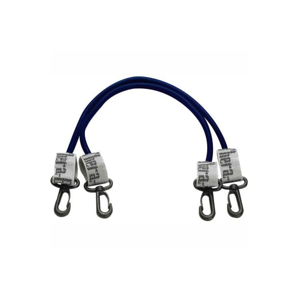 Fabrication Enterprises Thera-Band Exercise Station Accessory, 18" Blue Tubing with Connectors, 1 Pair - 10-1587