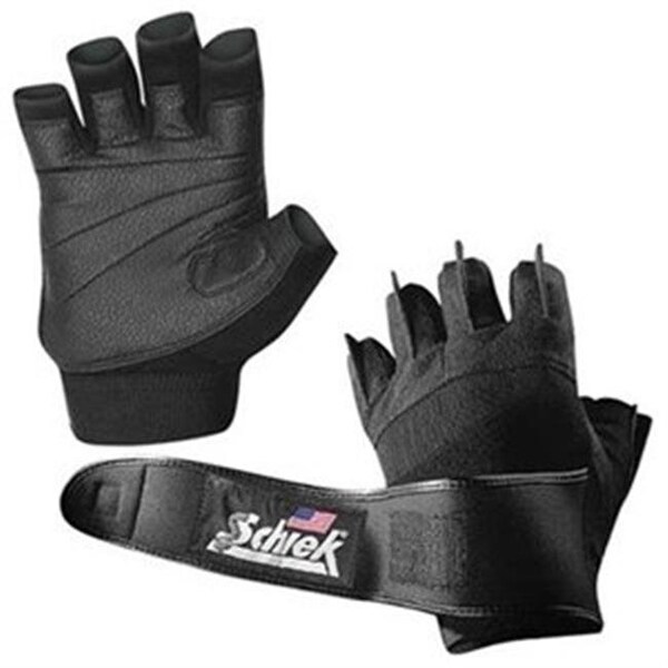 Schiek Sports Schiek Sports H-540PS-M Pink Womens Gel Lifting Gloves with Wrist Wraps - S-M - H-540PS/M
