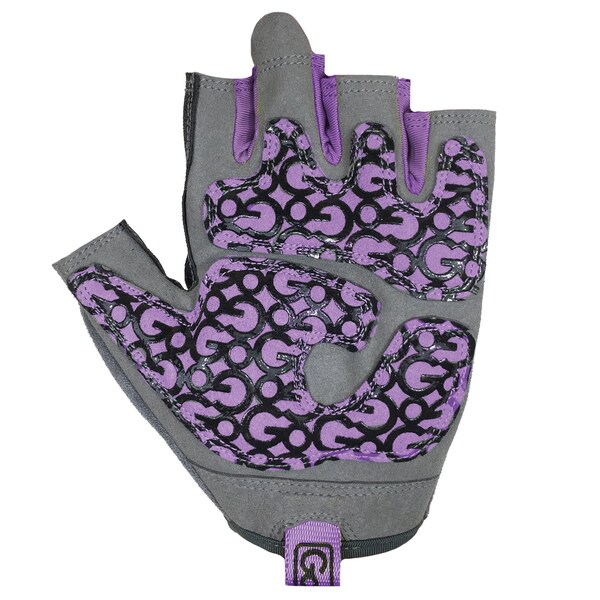 Gofit Women's Pro Trainer Gloves with Padded Go-Tac Palm (Purple/Medium) - GF-WGTC-M/PPL