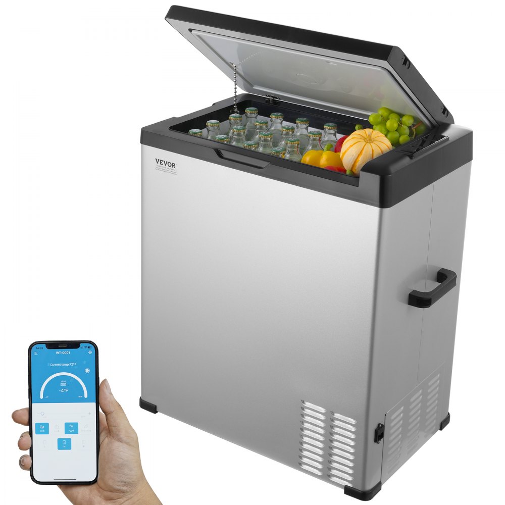 VEVOR Portable Car Refrigerator Freezer Compressor 70 L Single Zone for Car Home - WLCZBXX75LDQVI9L3V1