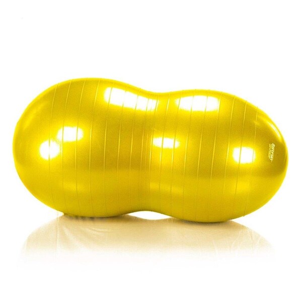 Agm Group AGM Group 35248 70 cm Aero Mat Therapy Peanut Ball Burst Resistance; Yellow - 35248