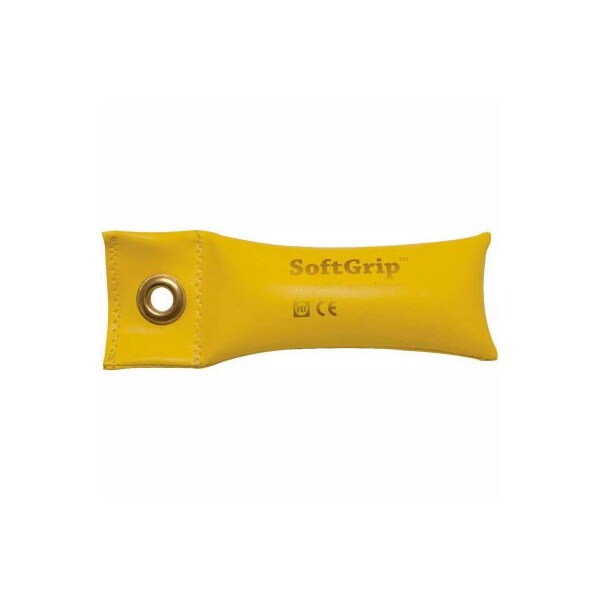 Fabrication Enterprises CanDo SoftGrip Hand Weight, 1 lb., Yellow - 10-0351-1