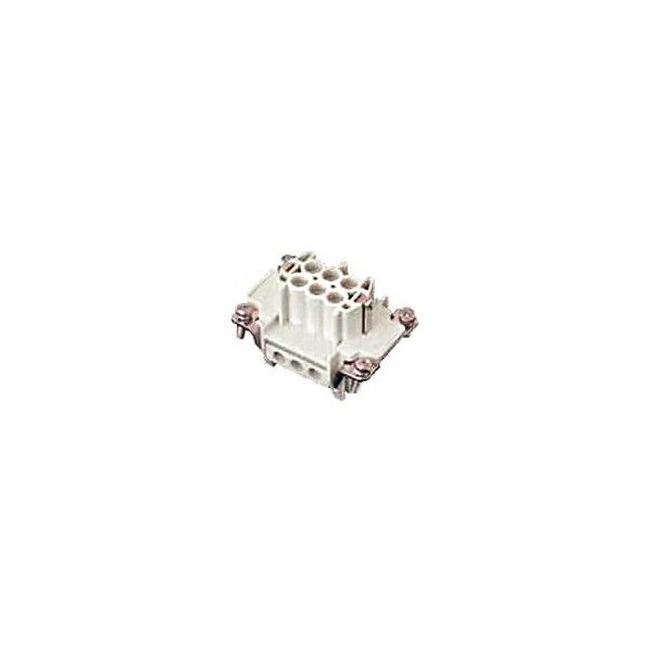 Molex Gwconnect Inserto de terminal de tornillo, hembra, 6 polos, 16A, numerado del 1 al 6, con protección de cables - 7306.6003.4