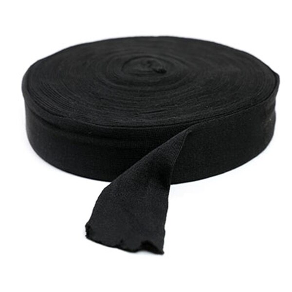 Fabrication Enterprises Cando Black Polyester Stockinette - 2 in. x 25 yards - 24-4156