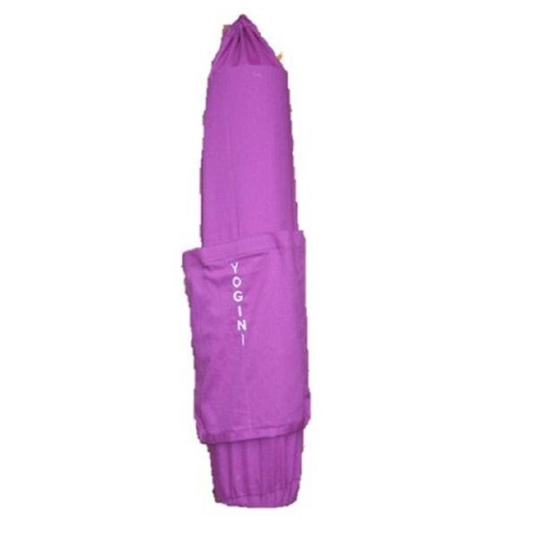 Omsutra OM102104-PurpleYogini Yoga Slogan Mat Bag - Purple Yogini - OM102104_PURPLEYOGINI