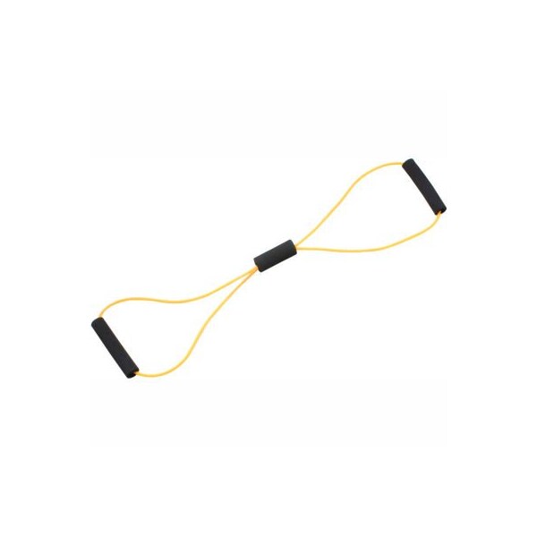 Fabrication Enterprises CanDo BowTie Tubing Exerciser, Yellow, 30" - 1348385