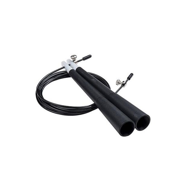 Champion Sports Champion Sports XRJ9BK Double Bearing Speed Jump Rope; Black - XRJ9BK