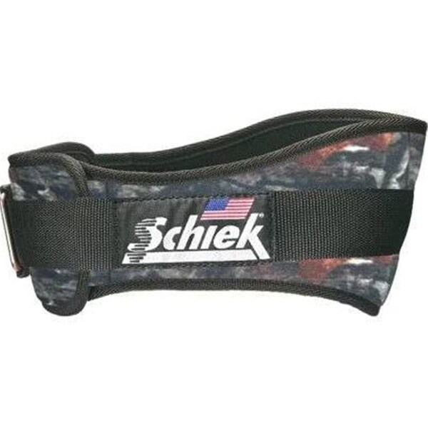 Schiek Sports 4.75 in. Original Nylon Belt, Camoflage - Extra Small - S-2004CAXS