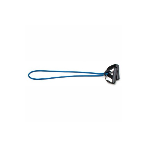 Fabrication Enterprises CanDo Exercise Tubing with Handles, Blue, 48" - 1338524