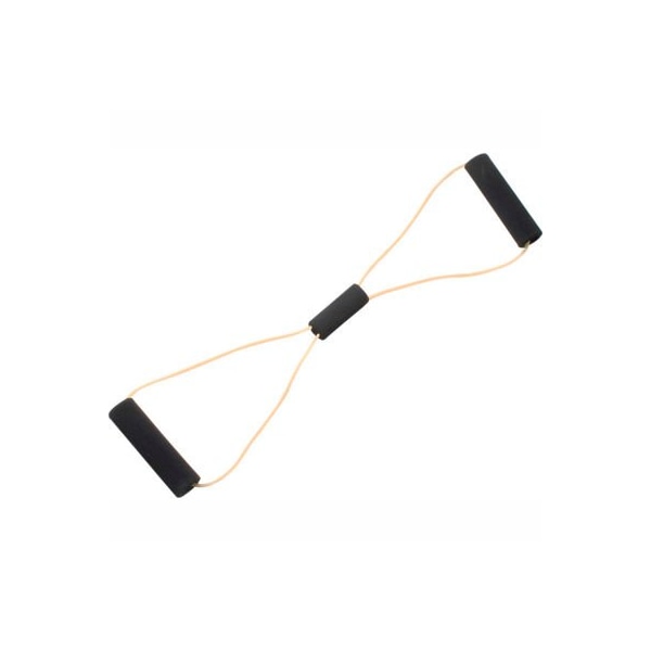 Fabrication Enterprises CanDo BowTie Tubing Exerciser, Tan, 22" - 1344368