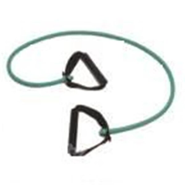Step-Up Relief Exercise Tubing with Handles Exerciser - 18 Inch - Silver - XX-Heavy - ST70561