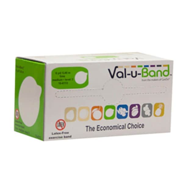 Val-U-Band Latex Free Band, 6 Yard - Lime - VAL-U-BAND-10-6113