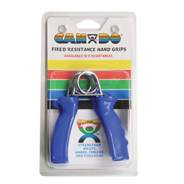 Fabrication Enterprises Fabrication Enterprises 10-1807 Cando Ergonomic Hand Grip; Pair - Blue; Heavy - 24 Lbs. - 10-1807
