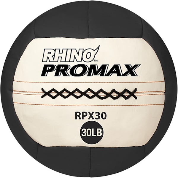 Champion Sports 30 lbs Rhino Promax Medicine Ball, Black - CH55966