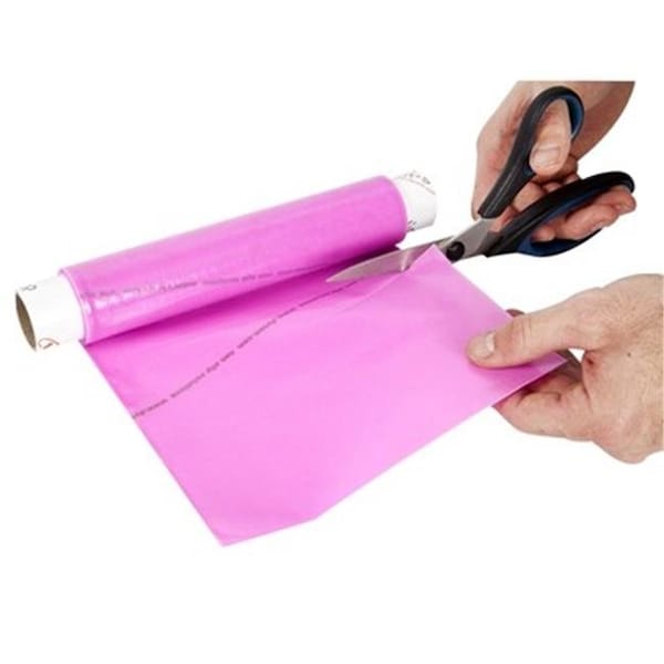 Fabrication Enterprises Fabrication Enterprises 50-1502PNK 8 in. x 3.25 ft. Dycem Non-Slip Material Roll; Pink - 50-1502PNK