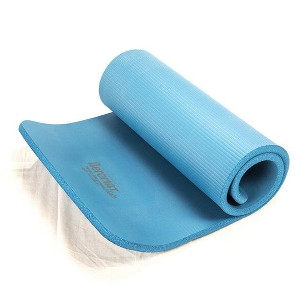 Aeromat AeroMat 71521 0.62 x 23 x 72 in. Elite Dual Surface Ribbed & Smooth Mat; Blue - 71521