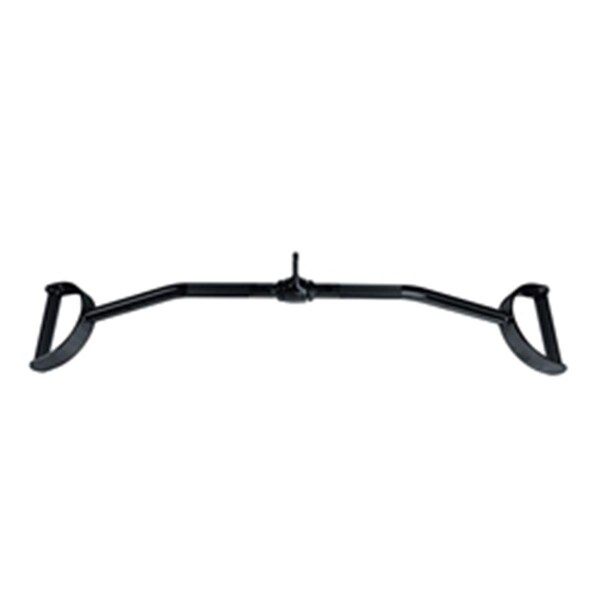 Refuah 36 in. Cable Pro Style Lat Bar - Black Chrome - RE1134138