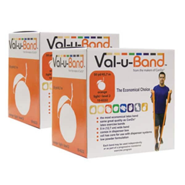 Val-U-Band Low Powder Band, 100 Yard - Orange, 2PK - VAL-U-BAND-10-6232