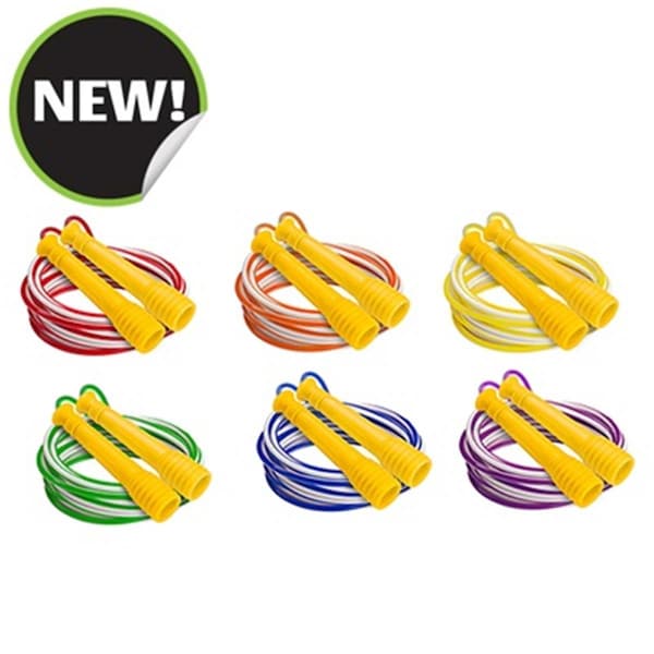 Champion Sports 10 ft. Deluxe XU Jump Rope with Orange Handle - EXR8SET