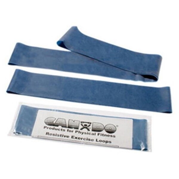 Fabrication Enterprises Fabrication Enterprises 10-5844 Cando Exercise Band Loop Exerciser; Full Body Set; Blue - 1440792