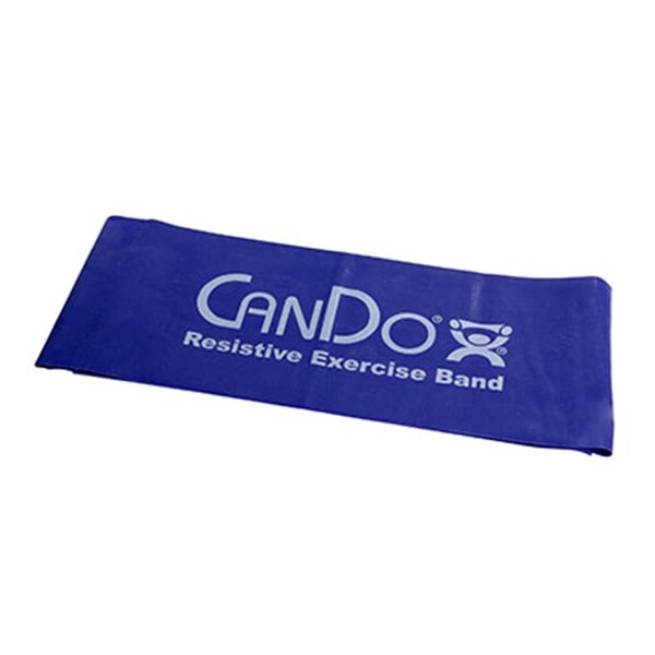 Fabrication Enterprises Fabrication Enterprises 10-6454 Cando Exercise Band 5 ft. Singles; Blue - 1663590