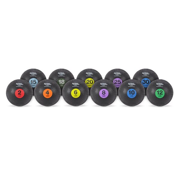 Aeromax 12 lbs Extreme Elite Medicine Ball, Green - AE12855