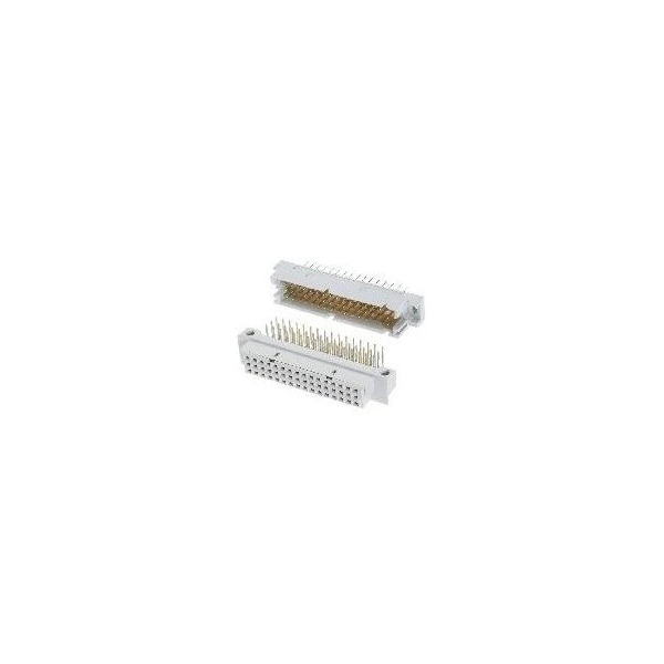 Conector Euro de placa FCI, 32 contactos, 2 hileras, hembra, ángulo recto, terminal de soldadura, receptáculo - 86094328613H55E1LF