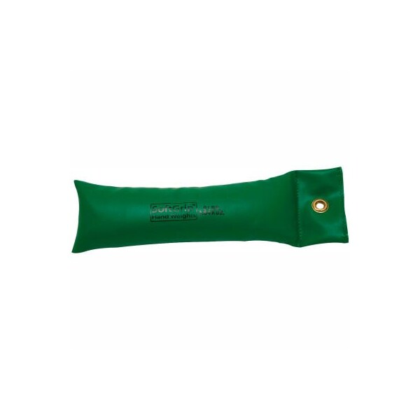 Fabrication Enterprises CanDo SoftGrip Hand Weight, 8 lb., Green - 10-0361-1