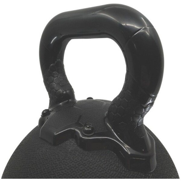 Champion Sports Durable Rhino Kettle Bell, Yellow, 18lb - RKB18