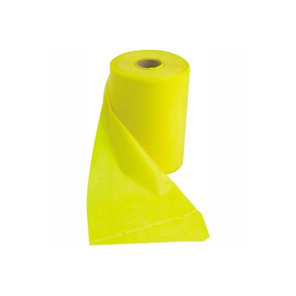 Fabrication Enterprises Thera-Band Latex-Free Exercise Band, Yellow, 50 Yard Roll/Box - 10-1195