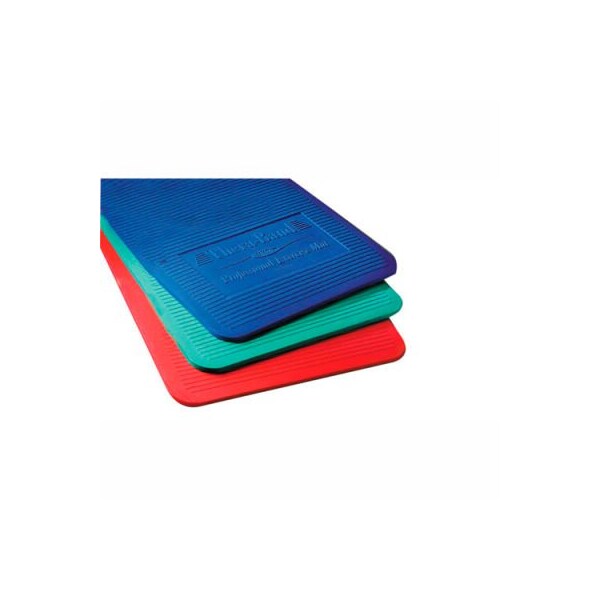 Fabrication Enterprises Thera-Band Exercise Mat, 40" x 75" x 0.6", Blue - 32-1386B