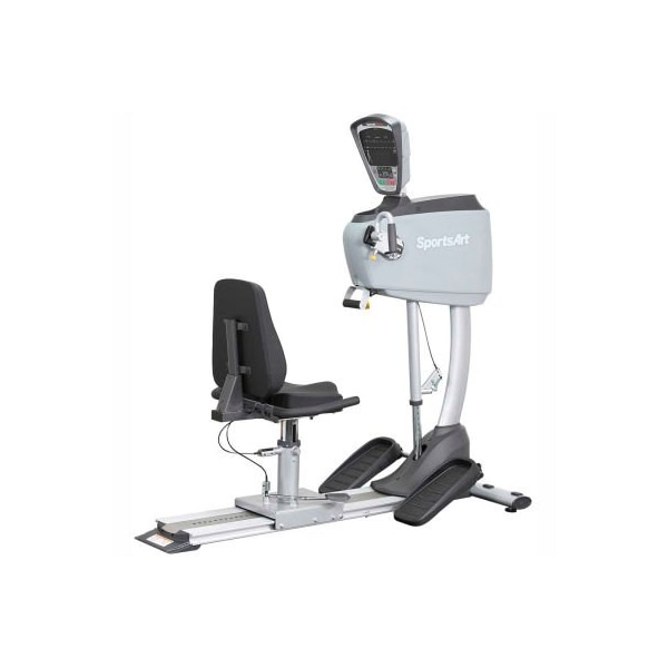 Fabrication Enterprises SportsArt Fitness UB521M Upper Body Ergometer with Adjustable Seat, 69"L x 28"W x 70"H - 1529912