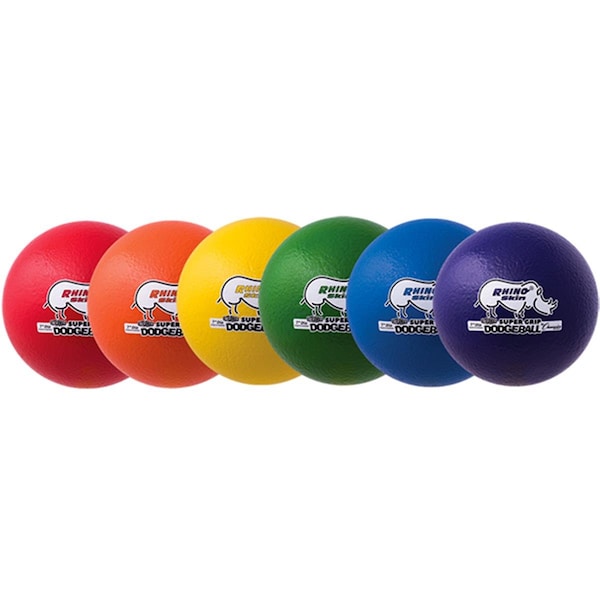 Champion Sports 7 in. Rhino Skin Ultramax Ball Set - Set of 6 - URS7SET