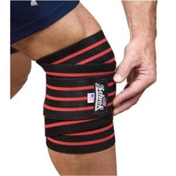 Schiek Sports Schiek  Heavy Duty Knee Wrap - 78 Inch - Black - SC455149