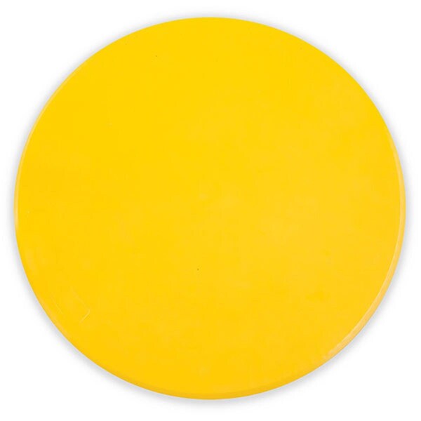 Champion Sports 9 in. Poly Spot Marker, Yellow - Pack of 12 - MSPYL
