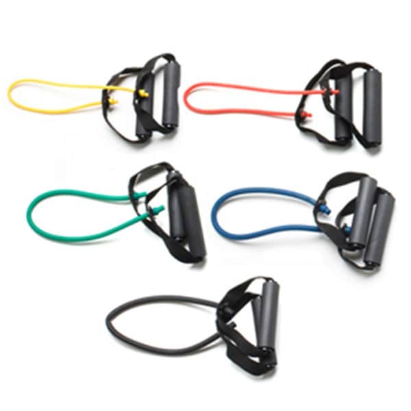 Step-Up Relief 18 in. Exerciser Tubing with Handles - Set of 5 - ST493530