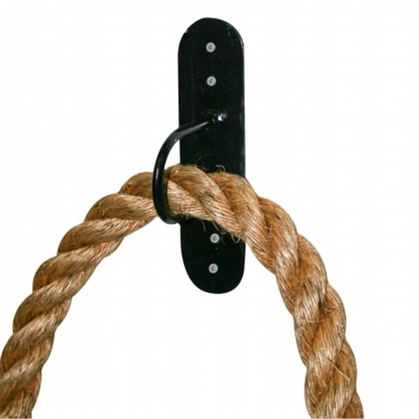 Refuah 10" T x 2.5"W x 4.5"D Rope Anchor - Black - RE2641089