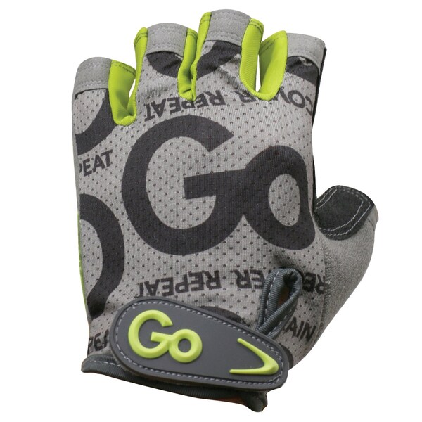 Gofit Women's Pro Trainer Gloves with Padded Go-Tac Palm (Green/Medium) - GF-WGTC-M/GR