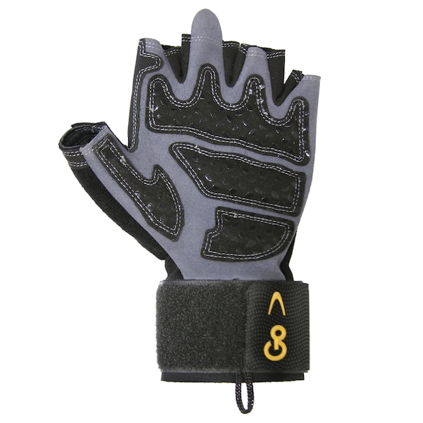 Gofit Diamond-Tac Wrist-Wrap Gloves (Large) - GF-DTACW-LG