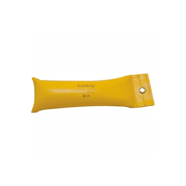 Fabrication Enterprises CanDo SoftGrip Hand Weight, 7 lb., Yellow - 10-0359-1