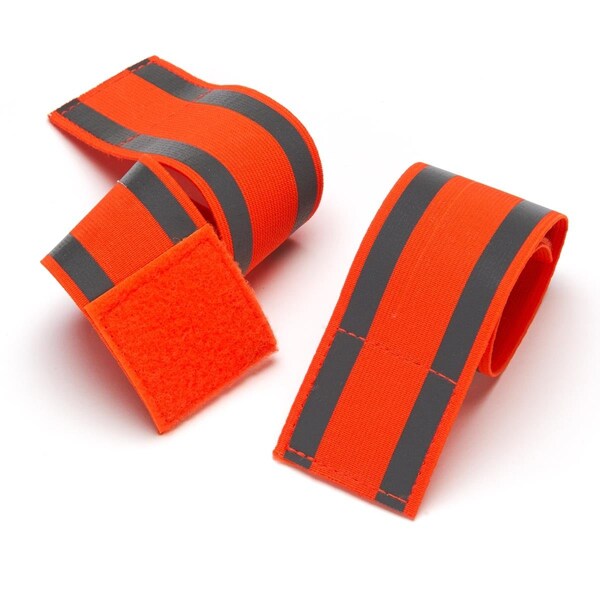 Black Mountain Products Orange Reflective Bands for Running Walking  Safety Set of 2 - REFLECTIVE BAND ORANGE 2