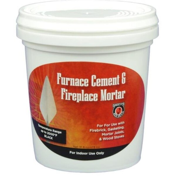 Meeco Manufacturing Meeco Manufacturing 1353 Furnace Cement & Mortar; Gray - Pint - 1353