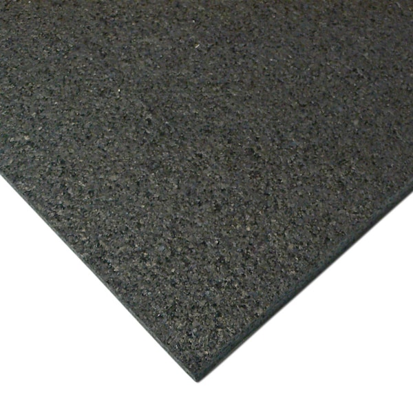 Rubber-Cal Treadmill Mat - 3/16 in. x 4 ft. x 6.5 ft. - Black - 03-101-WABD