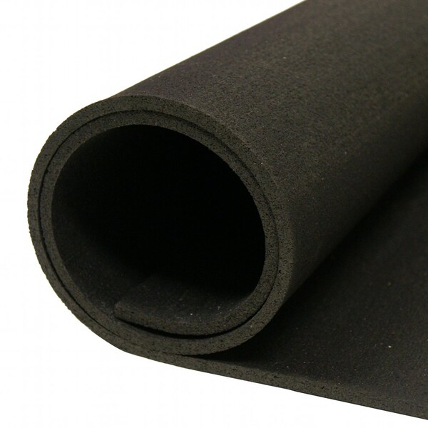Rubber-Cal Treadmill Mat - 3/16 in. x 4 ft. x 6.5 ft. - Black - 03-101-WABD