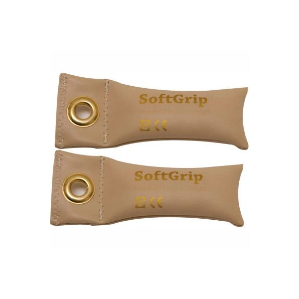 Fabrication Enterprises CanDo SoftGrip Hand Weight, 0.5 lb., Tan, 1 Pair - 10-0350-2