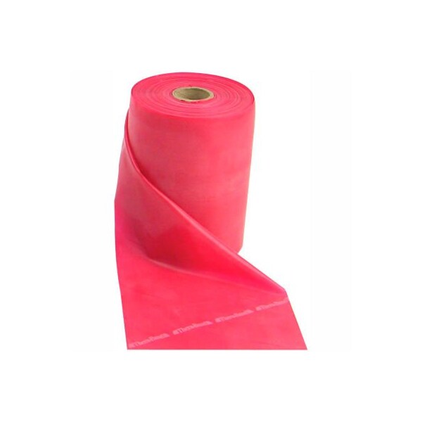 Fabrication Enterprises Thera-Band Latex-Free Exercise Band, Red, 50 Yard Roll/Box - 10-1196