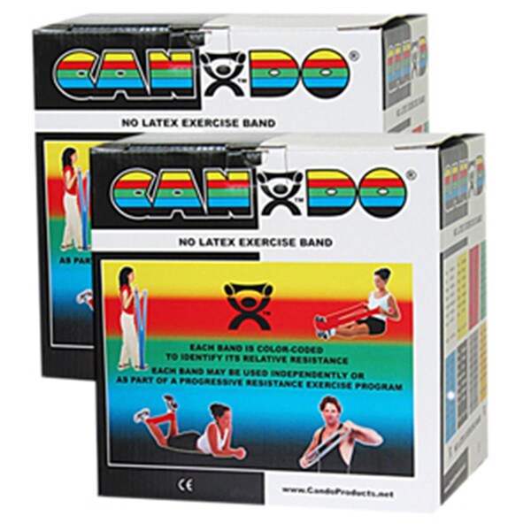 Cando International Latex Free Exercise Band, 100 yards - Black, X Heavy - CANDO-10-5655