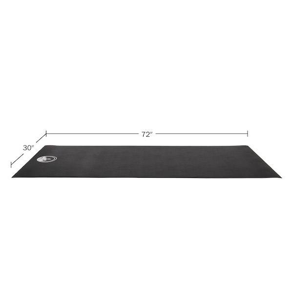 Wakeman Treadmill Mat - 30x72in Home Gym Equipment Pad - 5mm Exercise Mat for Elliptical or Bike by - 80-5218